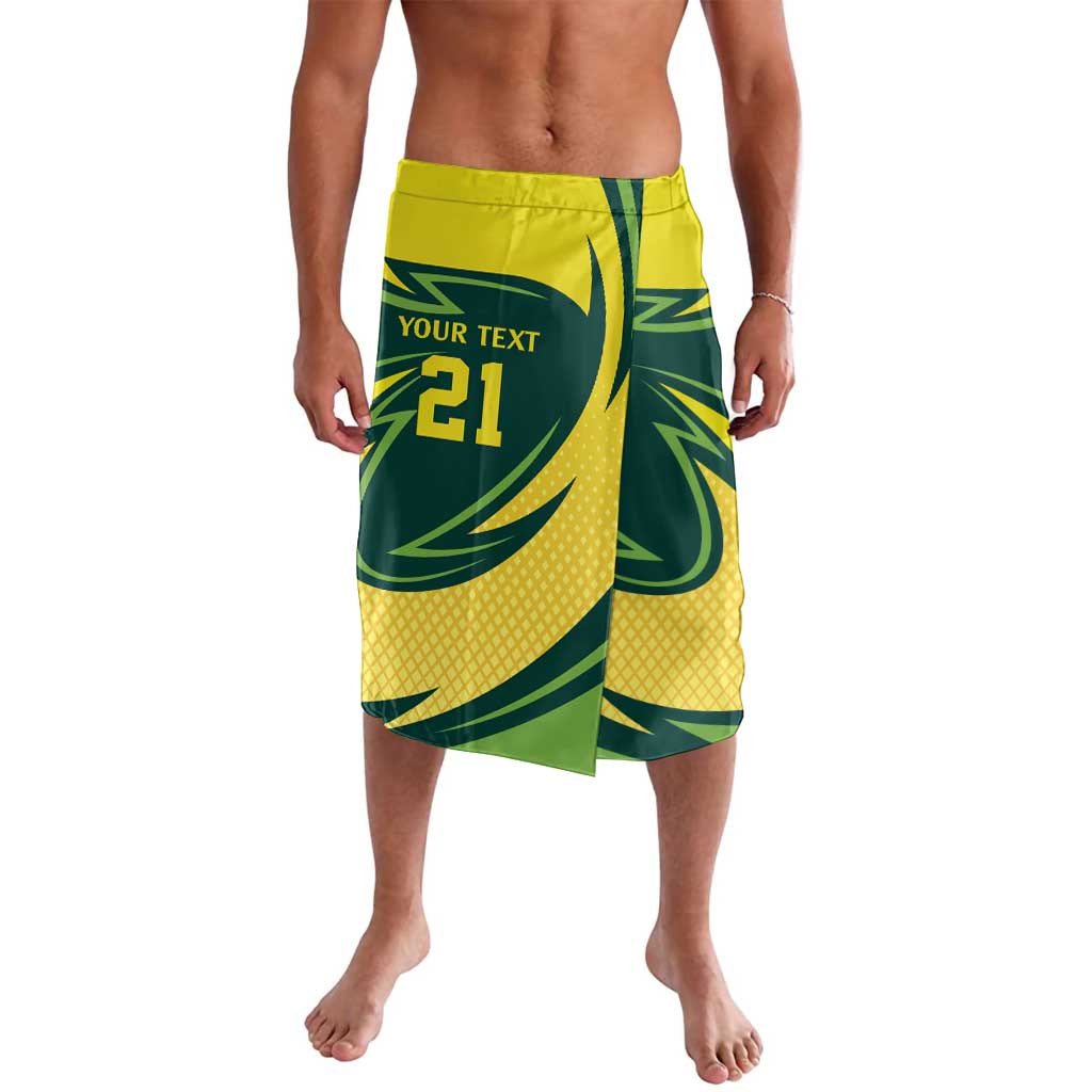 Australian Emu Cricket Custom Lavalava Aussie National Color