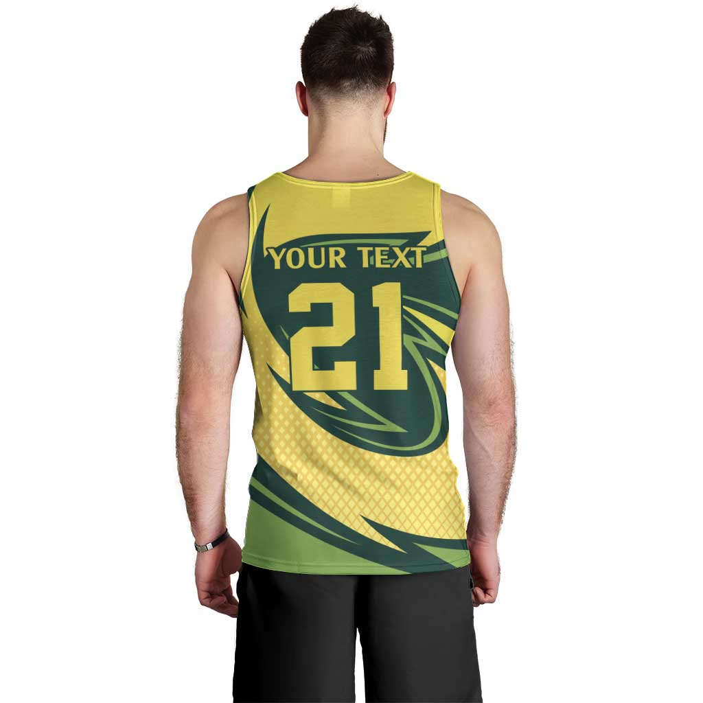 Australian Emu Cricket Custom Men Tank Top Aussie National Color