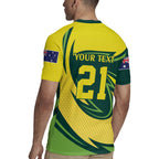 Australian Emu Cricket Custom Rugby Jersey Aussie National Color