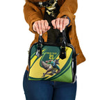 Australian Emu Cricket Custom Shoulder Handbag Aussie National Color