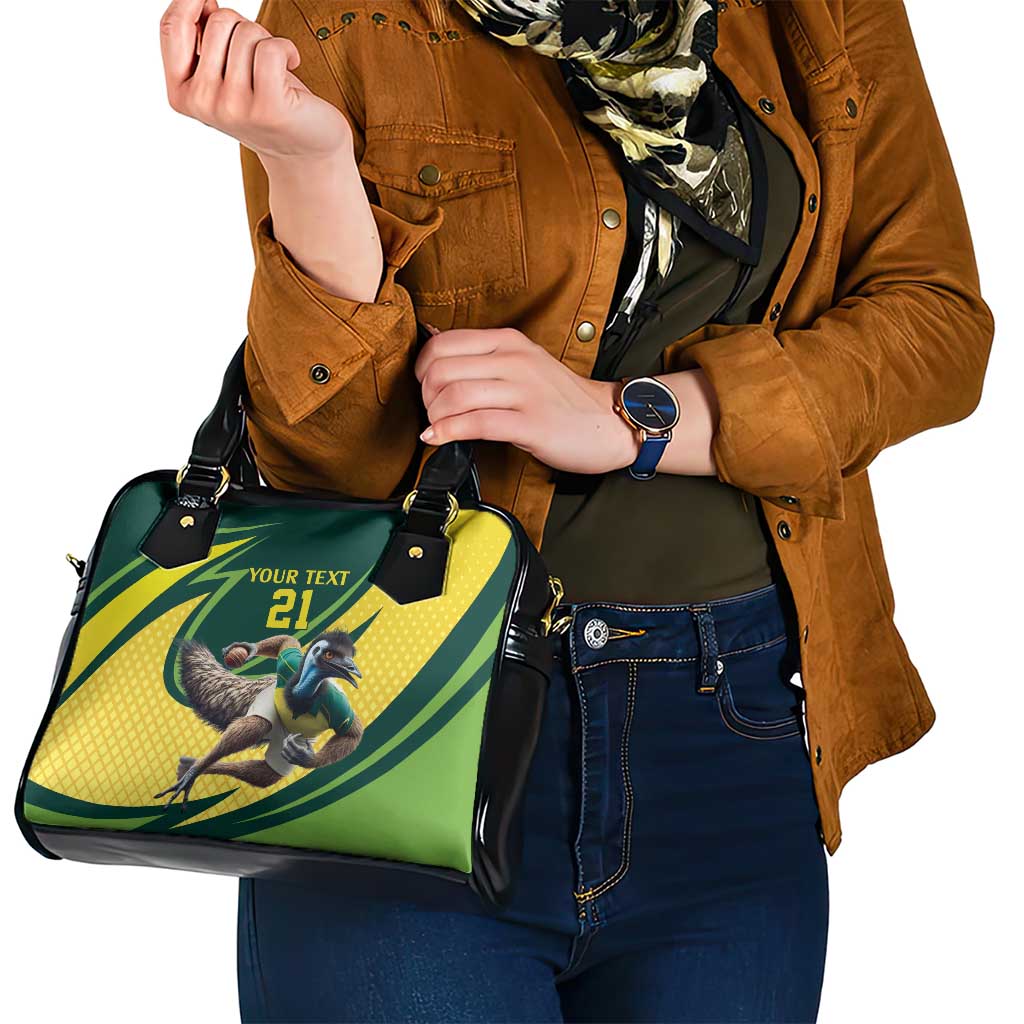 Australian Emu Cricket Custom Shoulder Handbag Aussie National Color