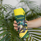 Australian Emu Cricket Custom Skinny Tumbler Aussie National Color
