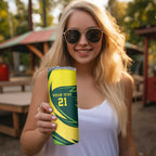 Australian Emu Cricket Custom Skinny Tumbler Aussie National Color