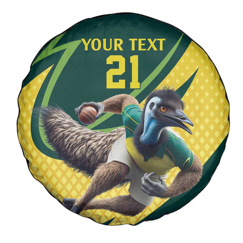 Australian Emu Cricket Custom Spare Tire Cover Aussie National Color