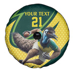 Australian Emu Cricket Custom Spare Tire Cover Aussie National Color