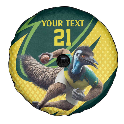 Australian Emu Cricket Custom Spare Tire Cover Aussie National Color