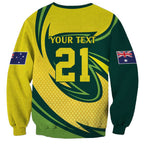 Australian Emu Cricket Custom Sweatshirt Aussie National Color