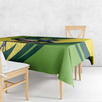 Australian Emu Cricket Custom Tablecloth Aussie National Color