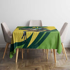 Australian Emu Cricket Custom Tablecloth Aussie National Color