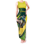 Australian Emu Cricket Custom Tank Maxi Dress Aussie National Color