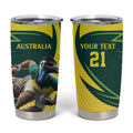 Australian Emu Cricket Custom Tumbler Cup Aussie National Color