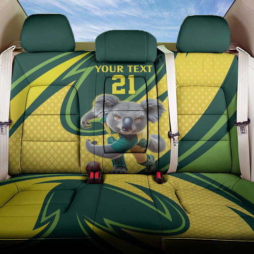 Australian Koala Bear Cricket Custom Back Car Seat Cover Aussie National Color