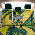 Australian Koala Bear Cricket Custom Back Car Seat Cover Aussie National Color