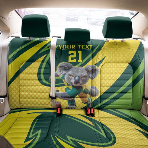 Australian Koala Bear Cricket Custom Back Car Seat Cover Aussie National Color