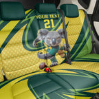Australian Koala Bear Cricket Custom Back Car Seat Cover Aussie National Color