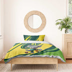 Australian Koala Bear Cricket Custom Bedding Set Aussie National Color