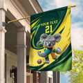 Australian Koala Bear Cricket Custom Garden Flag Aussie National Color