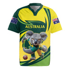 Australian Koala Bear Cricket Custom Rugby Jersey Aussie National Color