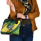 Australian Koala Bear Cricket Custom Shoulder Handbag Aussie National Color