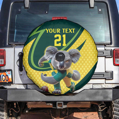 Australian Koala Bear Cricket Custom Spare Tire Cover Aussie National Color