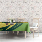 Australian Koala Bear Cricket Custom Tablecloth Aussie National Color