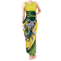 Australian Koala Bear Cricket Custom Tank Maxi Dress Aussie National Color