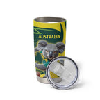 Australian Koala Bear Cricket Custom Tumbler Cup Aussie National Color