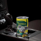 Australian Koala Bear Cricket Custom Tumbler Cup Aussie National Color