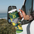 Australian Koala Bear Cricket Custom Tumbler With Handle Aussie National Color