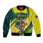 Australian Tasmanian Pademelon Cricket Custom Bomber Jacket Aussie National Color