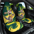 Australian Tasmanian Pademelon Cricket Custom Car Seat Cover Aussie National Color