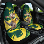 Australian Tasmanian Pademelon Cricket Custom Car Seat Cover Aussie National Color