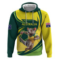 Australian Tasmanian Pademelon Cricket Custom Hoodie Aussie National Color