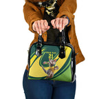 Australian Tasmanian Pademelon Cricket Custom Shoulder Handbag Aussie National Color