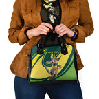 Australian Tasmanian Pademelon Cricket Custom Shoulder Handbag Aussie National Color
