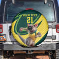 Australian Tasmanian Pademelon Cricket Custom Spare Tire Cover Aussie National Color
