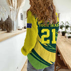 Australian Tasmanian Pademelon Cricket Custom Women Casual Shirt Aussie National Color