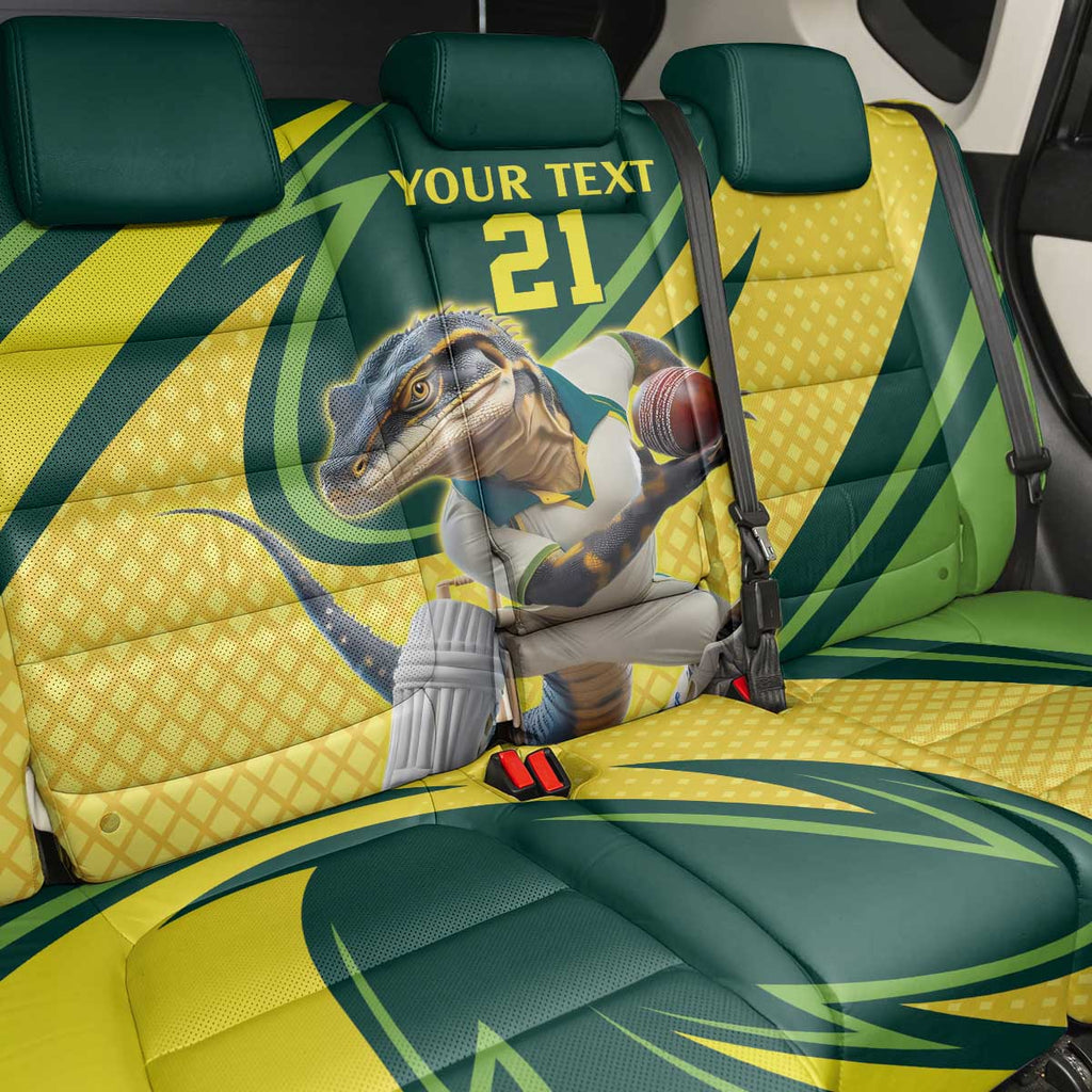 Australian Water Dragon Cricket Custom Back Car Seat Cover Aussie National Color