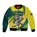 Australian Water Dragon Cricket Custom Bomber Jacket Aussie National Color