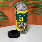 Australian Water Dragon Cricket Custom 4 in 1 Can Cooler Tumbler Aussie National Color