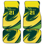 Australian Water Dragon Cricket Custom Car Mats Aussie National Color