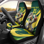 Australian Water Dragon Cricket Custom Car Seat Cover Aussie National Color