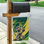 Australian Water Dragon Cricket Custom Garden Flag Aussie National Color