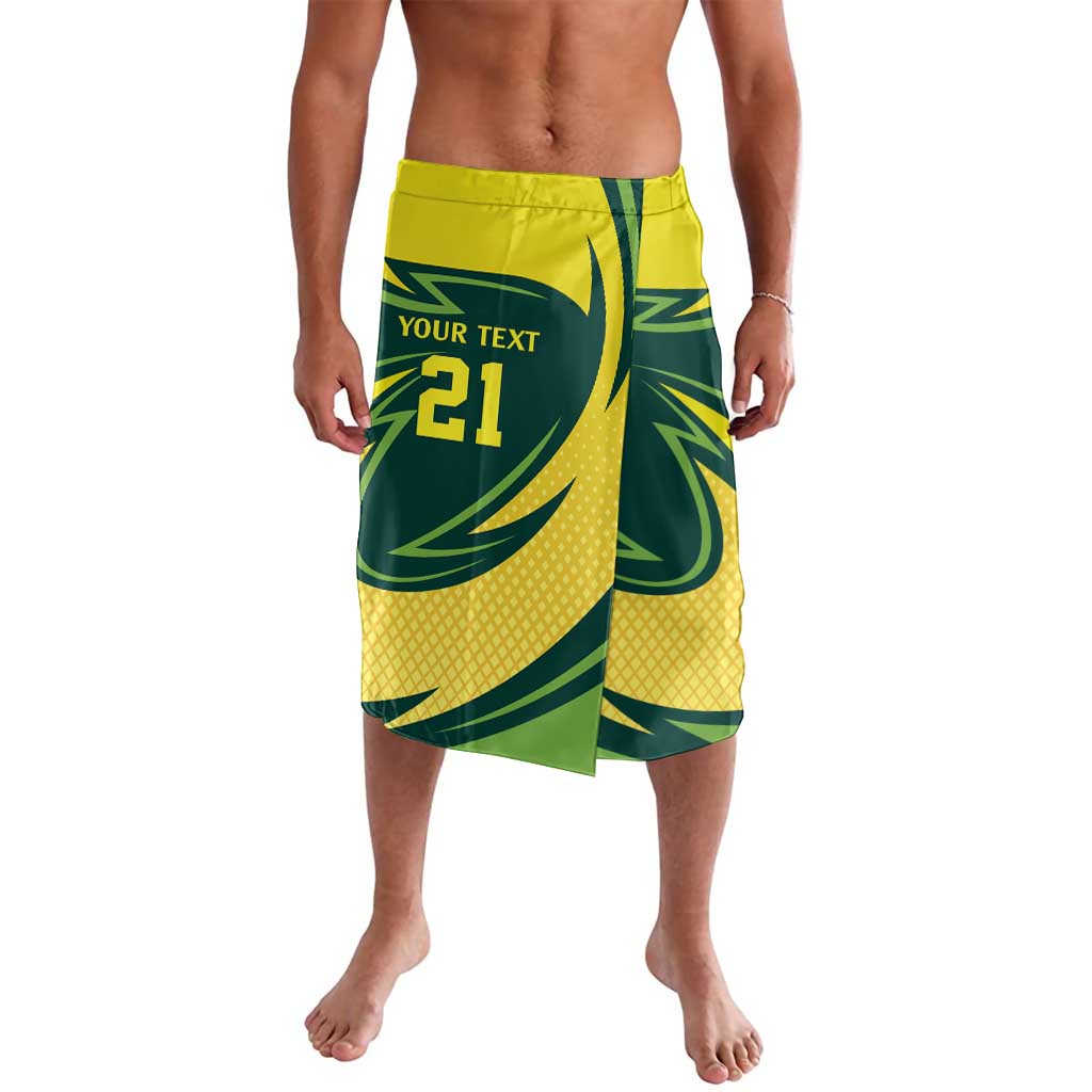 Australian Water Dragon Cricket Custom Lavalava Aussie National Color