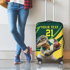 Australian Water Dragon Cricket Custom Luggage Cover Aussie National Color