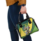 Australian Water Dragon Cricket Custom Shoulder Handbag Aussie National Color