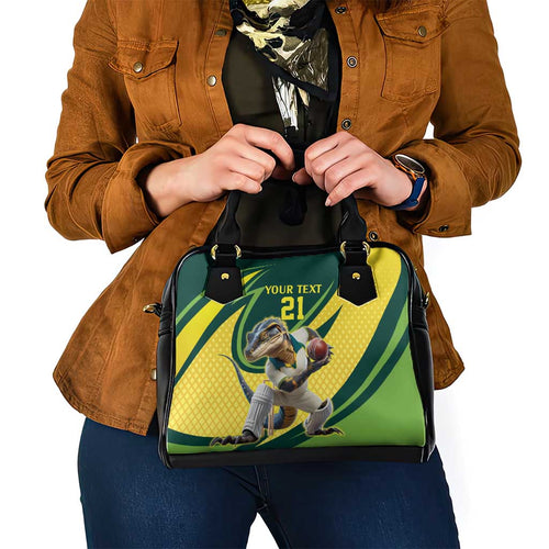 Australian Water Dragon Cricket Custom Shoulder Handbag Aussie National Color