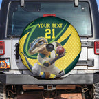 Australian Water Dragon Cricket Custom Spare Tire Cover Aussie National Color