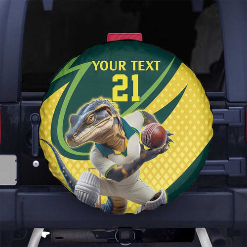 Australian Water Dragon Cricket Custom Spare Tire Cover Aussie National Color