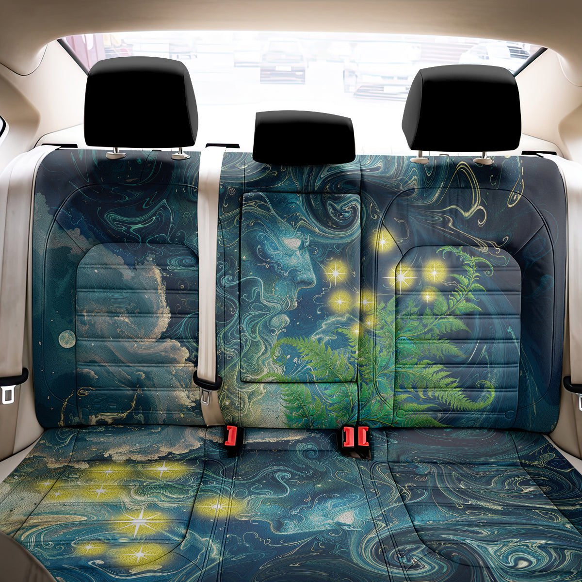 New Zealand Matariki Waipuna-a-rangi Back Car Seat Cover He Roimata o Rangi